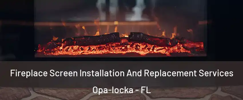  Fireplace Screen Installation And Replacement Services Opa-locka - FL