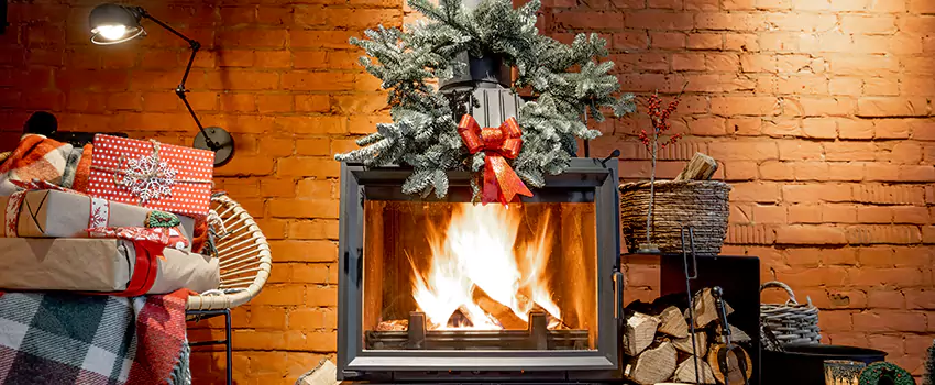 Travis Industries Linear Gas Fireplace Installation in Opa-locka, Florida