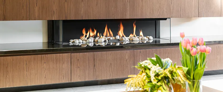 Double-height Fireplace Design Refurbishment in Opa-locka, Florida