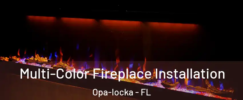  Multi-Color Fireplace Installation Opa-locka - FL